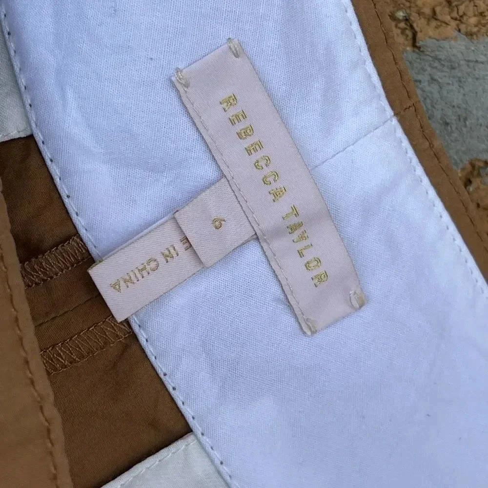 Rebecca Taylor Tan Utility Jogger Pants - Picture 9 of 13